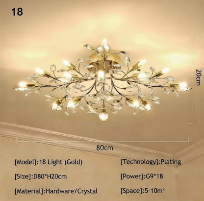 Flower Luxury Wall Chandelier