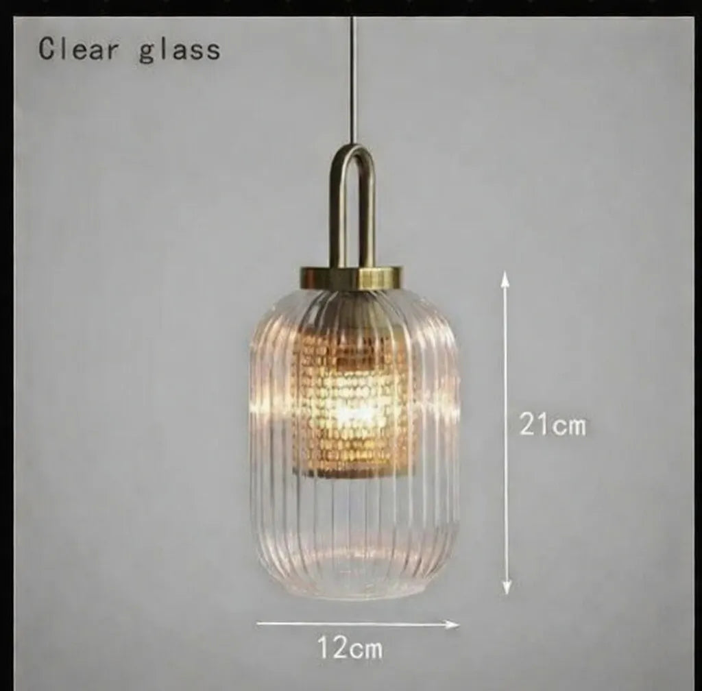 Arnault Fluted Glass Pendant
