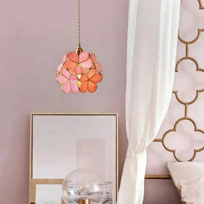 Zynella Flower Glass Pendant