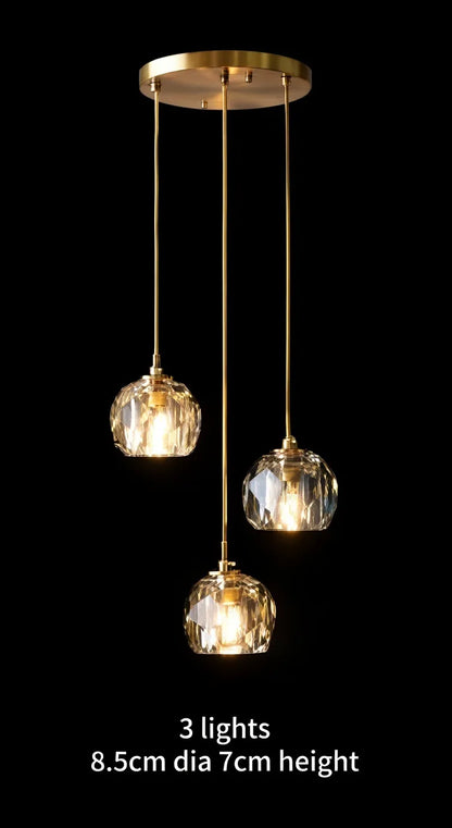 Elvi Crystal Modern Pendants