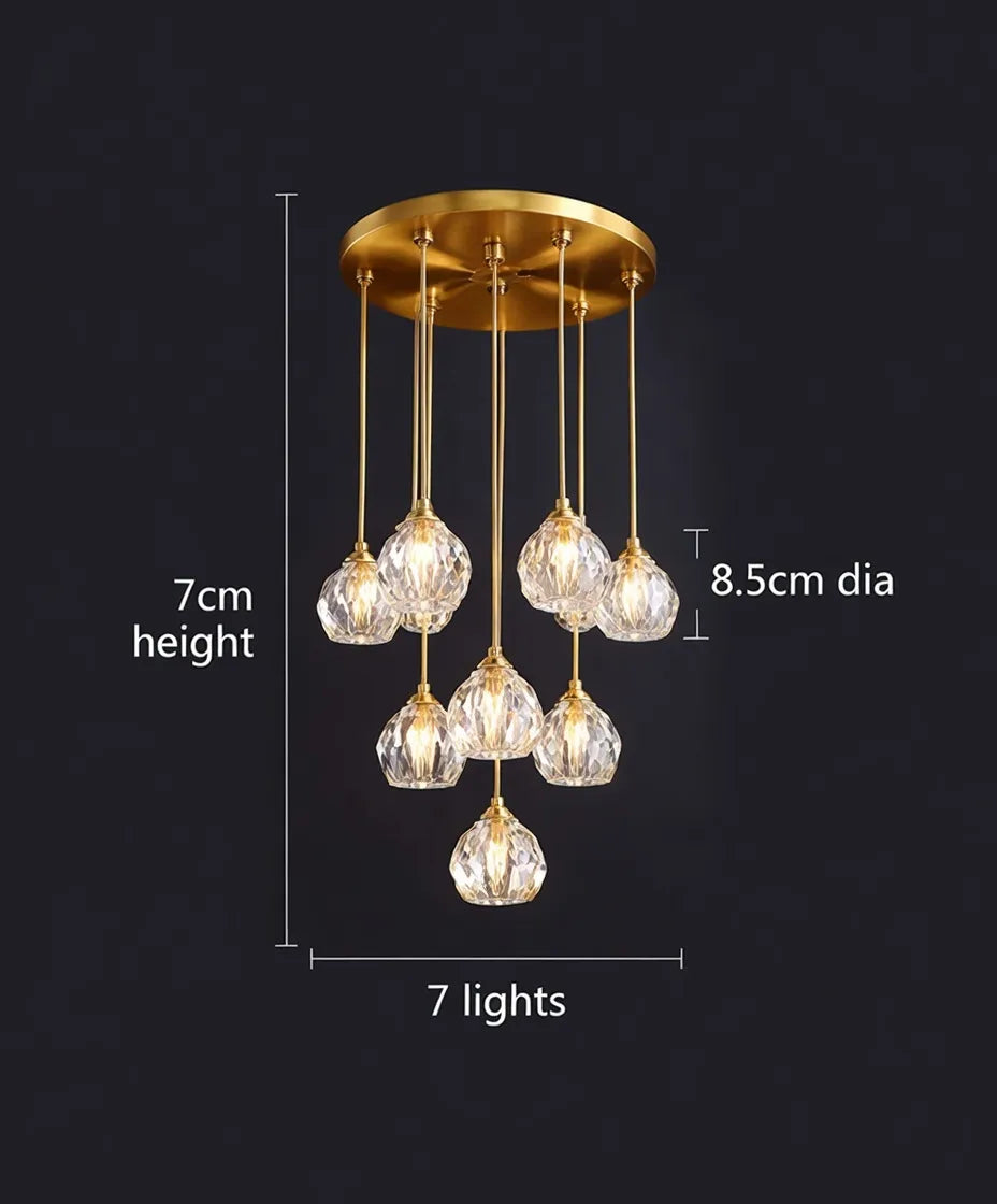 Elvi Crystal Modern Pendants