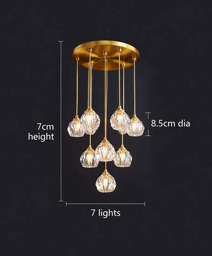 Elvi Crystal Modern Pendants