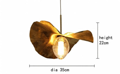 Golden Shell Pendants