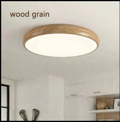 Nimra Wood Grain Ceiling Modern Light