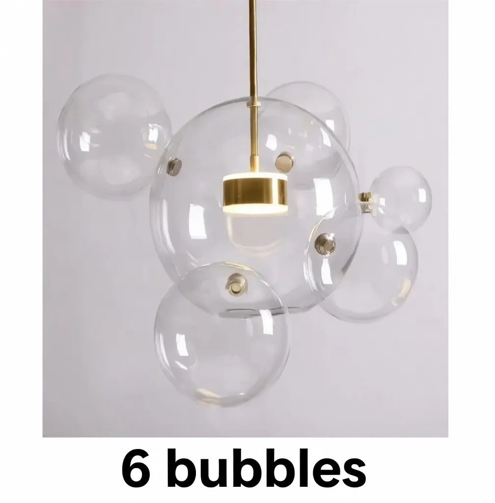 Jane Bubble Elegant Glass Pendants