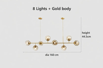 Amanda Glass Chandelier
