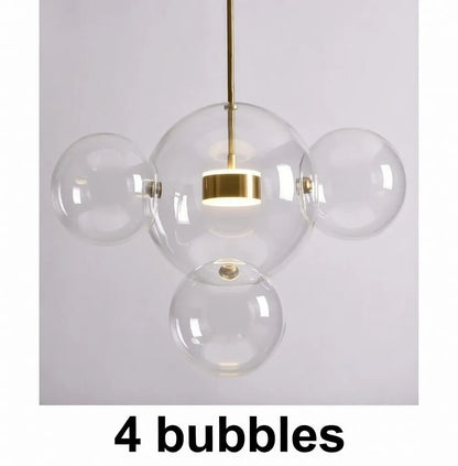 Jane Bubble Elegant Glass Pendants
