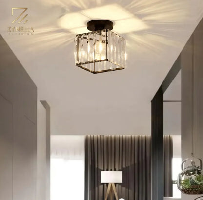 Modern Crystal Ceiling Light