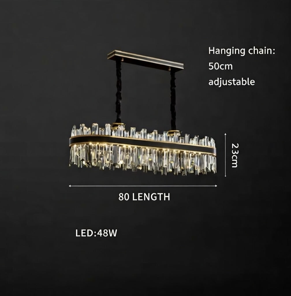 Ayah Collection Modern Luxury Chandelier | Zynella Interior
