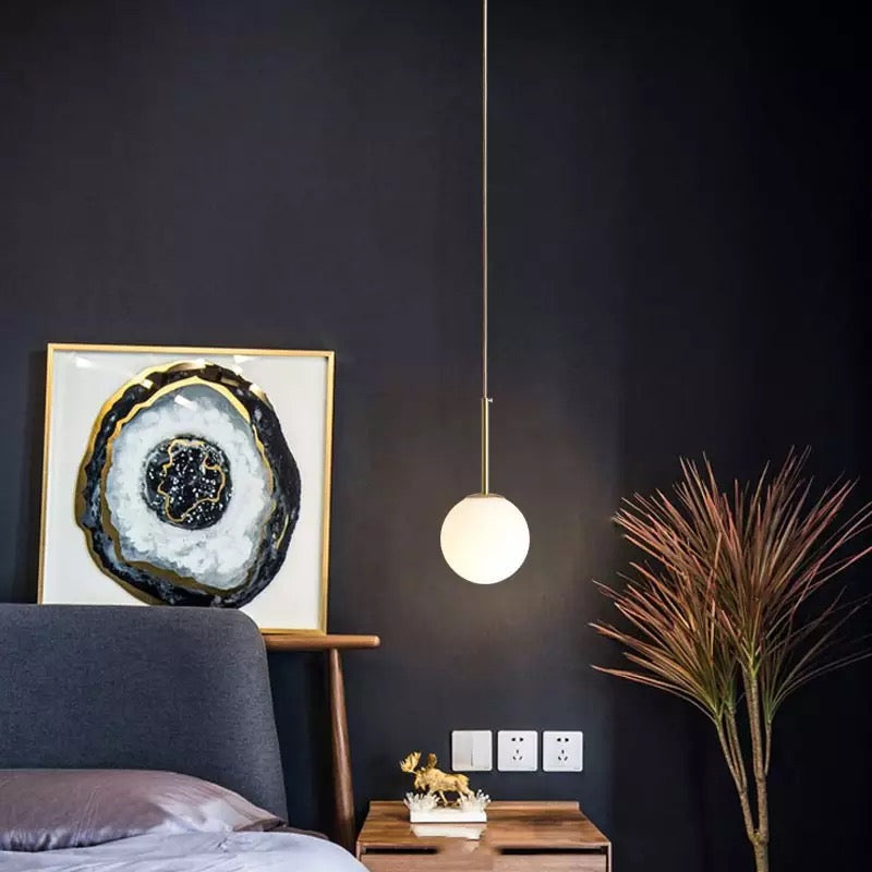 Astrid Scandinavian pendants Modern  Luxury Gold Frame Light Fitting - Zynella