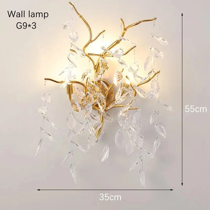 Zynella Luxury Crystal Branch Chandelier