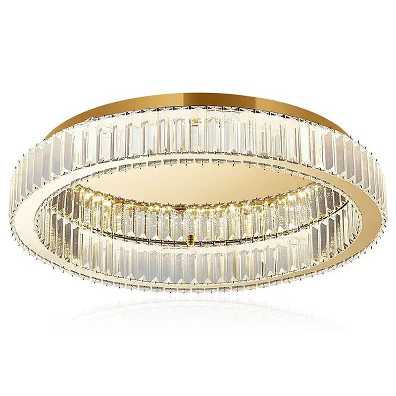 Penelope Modern Gold Ring Chandelier