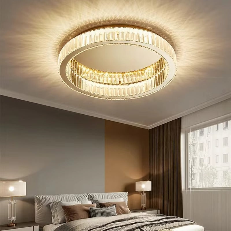 Penelope Modern Gold Ring Chandelier