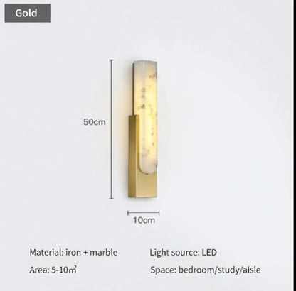 Prince Charles Marble Wall Lamp