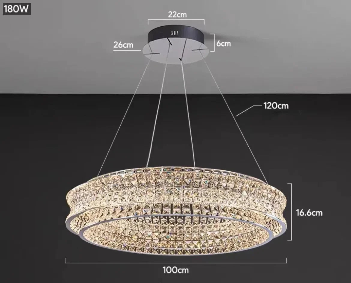elegant crystal ceiling chandelier illuminating luxury parlor