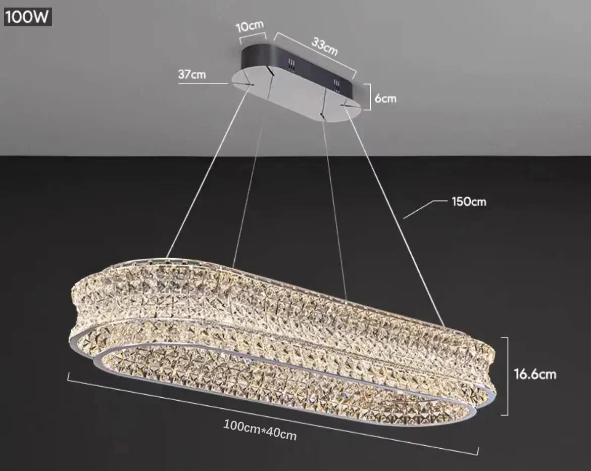 ophelia chandelier with adjustable chain for high ceilings