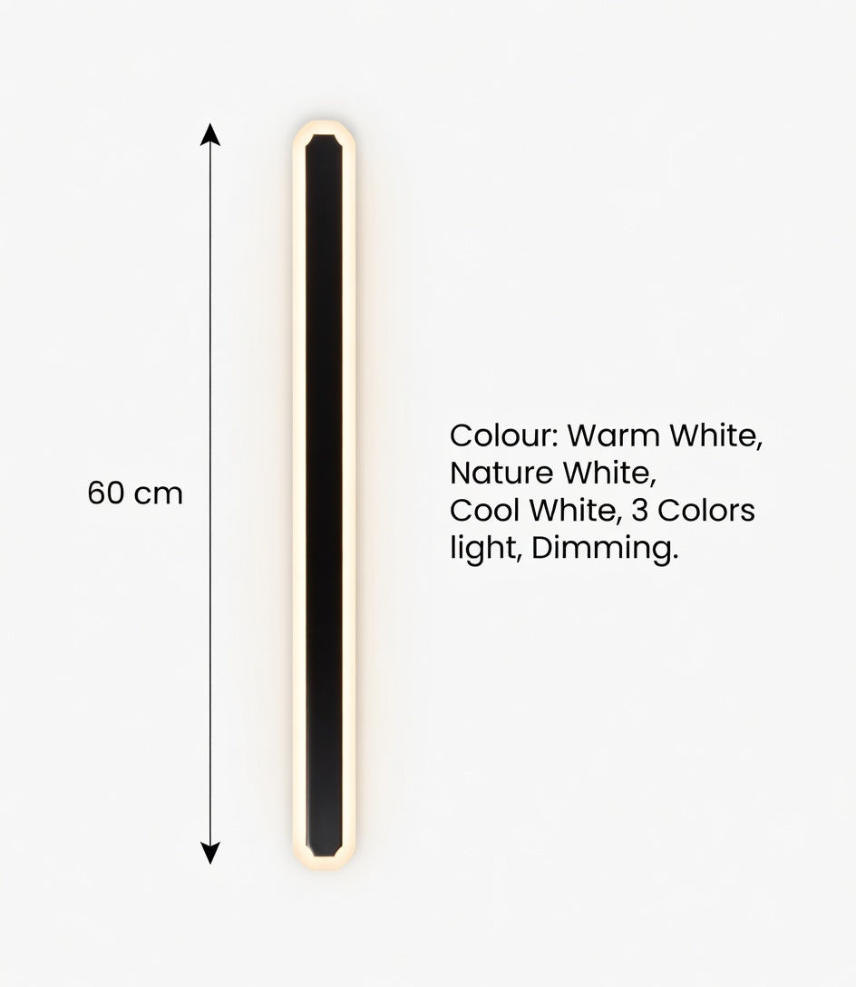 Zynella Linear Scepter: Slim Architectural LED Wall Sconce