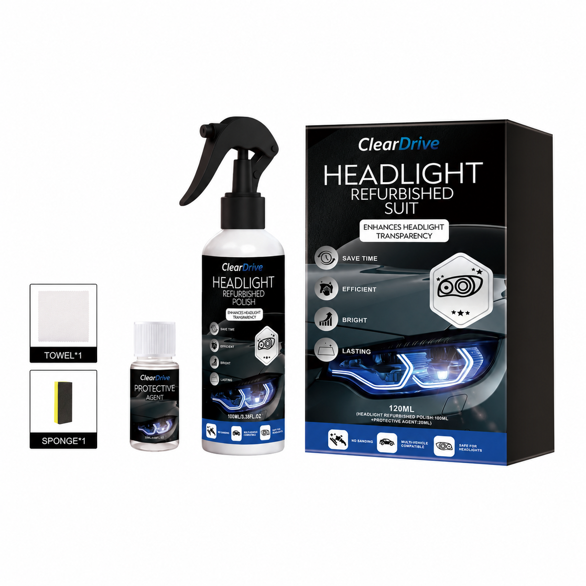 ClearDrive™ Headlight Restoration Kit