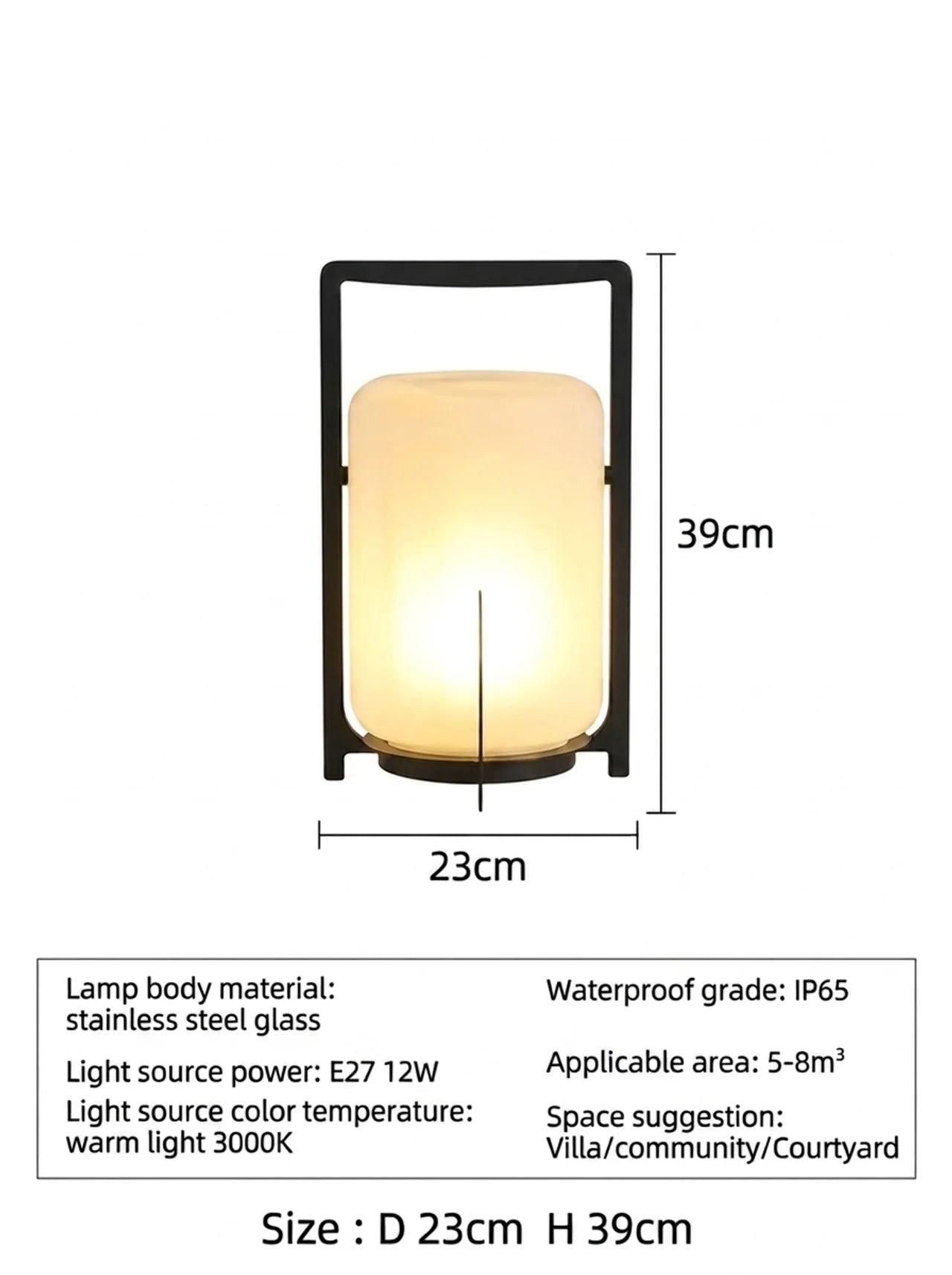 Modern Terrace Garden Outdoor Lights