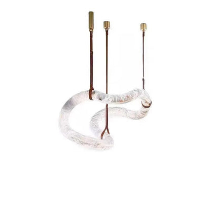 Zynella Alabaster Marble Pendant Chandelier
